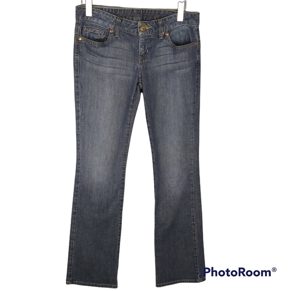 📣2/40$📣 GUESS DAREDEVIL boots cut jeans size 29 low rise Y2K - Picture 1 of 9